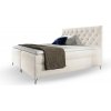 Wilsondo Čalúnená boxspring posteľ s matracom Guliette 120x200 - biela
