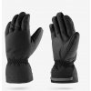 WEDZE Hrejivé lyžiarske rukavice GL500 čierne 2XL