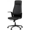 Autronic BONTEC Kancelárske kreslo, hojdací mechanizmus, čierna ekokoža, KA-T8325 BK Farba: Čierna