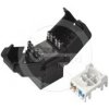Solarix Samořezný keystone CAT5E UTP RJ45 černý SXKJ-5E-UTP-BK-SA