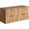 ArtCom Kúpeľňová skrinka s doskou ADEL Oak D120/1 | 120 cm