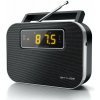 Muse Rádio Muse M-081R černé, funkce budíku, 2pásmové přenosné rádio s PLL