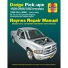 Dodge Pick-Ups 1500, 2500 & 3500 Models, 1994 Thru 2008 Haynes Repair Manual (Editors of Haynes Manuals)(Brožovaná)