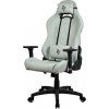 AROZZI herní židle TORRETTA Soft Fabric v2/ látkový povrch/ perlově zelená