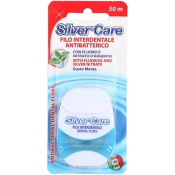 Silver Care zubná hodvábna voskovaná niť 50 m