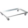 PK Group Vozík pod prepravky kov 600x400 mm 4 otočné kolesá 50 mm 4S