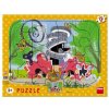 Dino Puzzle doskové tvary Krtko opravár 36x28cm 12 dielikov