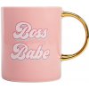 Paris Hilton Hrnček „Boss Babe“ 450 ml ružový