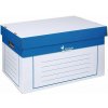 Victoria archivačný box modro biely 320 x 460 x 270 mm
