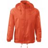 MALFINI WINDY 524 / Vetrovka s kapucňou - neónovo oranžová XXXL