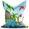 Sablio Sedací vak Dinosauri 3 - 150x100 cm
