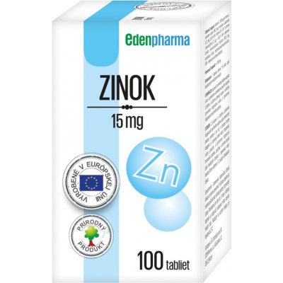 EdenPharma Zinok 15 mg 100 tabliet