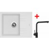 Akčný set Sinks LINEA 600 Milk + batéria ELKA černá