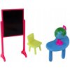 Bábika pre deti Učiteľka s žiačkou Škola Tabuľka Globus Príslušenstvo