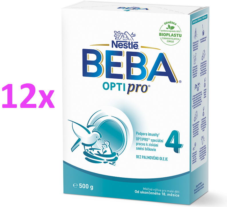 BEBA 4 OPTIPRO 12 x 500 g