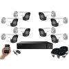 Monitorrs Security AHD 8 kamerový set 2 MPix Tube (6030K8) (Monitorrs Security)