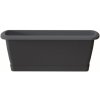 PlasticFuture Truhlík s miskou RESPON antracit, 39,2 cm