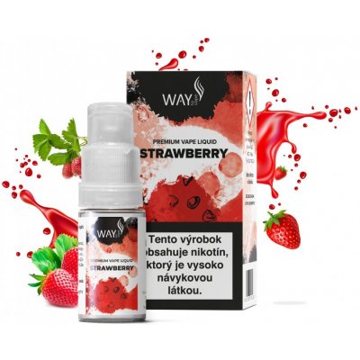 WAY to Vape Strawberry objem: 10ml, nikotín/ml: 3mg