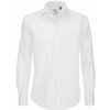 B&C Collection B&C | Black Tie LSL /men Popelínová elastická košeľa s dlhým rukávom_01.0P21 Farba: white, Veľkosť: S