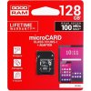 Pamäťová karta GOODRAM MICRO SDHC 128GB class 10 UHS I 100mb/s - s adaptérom