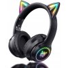 Bezdrôtové slúchadlá ONIKUMA B90 s mikrofónom, RGB podsvietením, mačacími ušami a USB-C