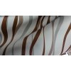 Dekoračná látka 10024-01 prúžok hnedý 150 cm