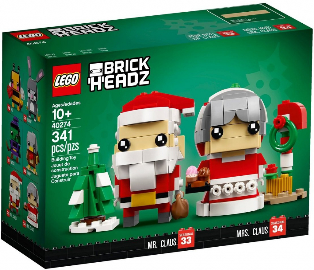 LEGO® BrickHeadz 40274 Pán a pani Santa Clausovi