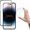 Tvrdené sklo Wozinsky Full Cover Flexi Nano Glass pre iPhone 14 Pro Max, flexibilné s čiernym rámom