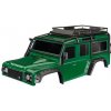 Traxxas karoséria TRX-4 Land Rover Defender zelená (bezsponková) (TRA8050-GRN,TRX8050-GRN)