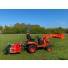 Traktor set Kubota BX231 + nakladač + rekultivátor