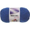 Pletacia vlna Vlnap MERINO 14723 modrá