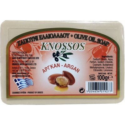 Knossos Řecké olivové mýdlo s vůní arganu 100 g
