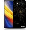 Picasee silikónový čierny obal pre Xiaomi Poco X3 Pro - Delicate danger