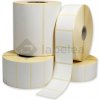 Labelea Samolepiace etikety 50x35 mm biele papierové pre termotransfer, 1500 etikiet na rolke, Farba etikiet Biela, Vnútorný priemer dutinky 25 mm EKM050035W030
