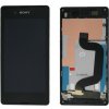 LCD displej + dotykové sklo a Rám Sony Xperia E3, D2203 Originál Farba: Čierna
