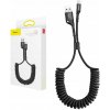 Baseus CALSR-01 Fish Eye Spring dátový USB / Lightning, 2A, 1m, černý
