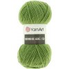 YarnArt Merino De Luxe 50 98 svetlo zelená