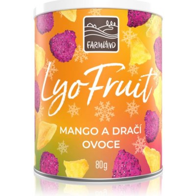 Farmland Lyo Fruit Mango a dračie ovocie mrazom sušené ovocie 80 g