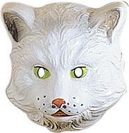 Plastová maska Mačka