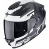 PRILBA SCORPION EXO-GT SP AIR TORNADO MATNÁ ČIERNA / STRIEBORNÁ XL