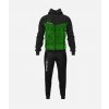 TUTA VISA MELANGE CON CAPPUCCIO POLARFLEECE NERO/VERDE MELANGE Tg. 3XS
