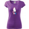 Jednorožec prdí - Dámske tričko Pure - 2XL ( Fialová )