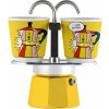 Bialetti Kávovar Mini Express Lichtenstein na 2 šálky s 2 pohárikmi