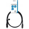 DELTACO Kábel, USB-C 3.2 samec/USB-C 3.2 samec, 1m, 240W, čierny (USBC-1501-LSZH)