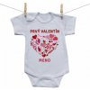 Boodyy Body s krátkym rukávom Prvý Valentín 92 (18-24 mesiacov)