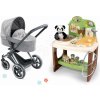 Set kočík a zverolekárska ordinácia Cybex Landau 3v1 Priam Corolle s plyšovou pandou a vaničkou na kúpanie