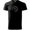Tachometer cíti sa - 40 rokov - Tričko extra veľké (5-8XL) - 5XL ( Čierna )