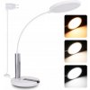 Stolná lampa Aigostar biela LED s reguláciou jasu a farby svetla
