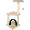 Tommi Škrabadlo pre mačky Julien béžová, 35 x 35 x 86 cm