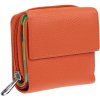 NovaKabelka.sk D485 Arancio dámska kožená peňaženka oranžová